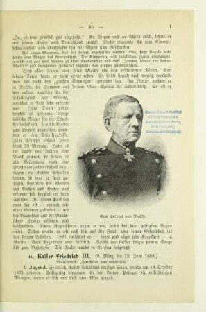 11. Kaiser Friedrich III.