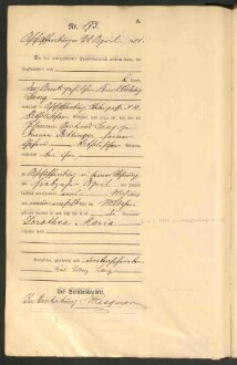 Standesamtsbuch der Stadt Aschaffenburg: Geburten 365/1900 - 184/1901