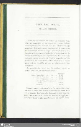 Deuxième partie. Analyse chimique