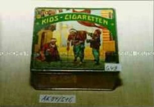 Blechdose für "KIOS - CIGARETTEN E.Robert Böhme, Dresden"