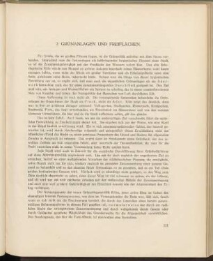 2. Grünanlagen und Freiflächen.