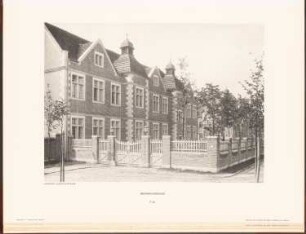 Irrenhaus, Berlin-Buch: Ansicht Überwachungshaus (aus: Neubauten der Stadt Berlin, Bd. VII, 1908)