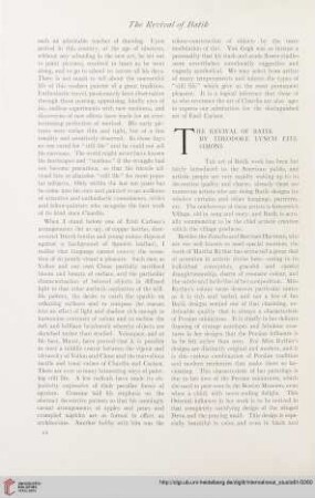 Vol. 61 (1917) = No. 244: The revival of Batik