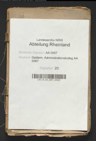 Geschäftslokal für das Administrationskolleg