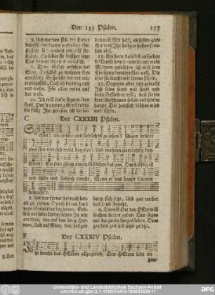 Der CXXXIV Psalm.