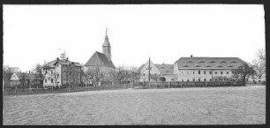 Krögis. Kirche, Pfarre und Schule