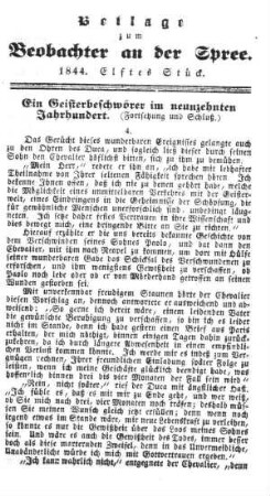 Beilage zum Beobachter an der Spree. 1844. 11. Stueck