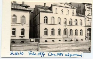 Hornsche Straße 40. Das Haus wurde im Janua 1981 abgerissen. Detmold