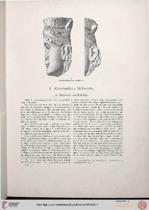 I. Altertümliche Bildwerke