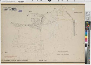 Altlünen (Lünen), Werne, Zusammenlegung Altlünen-Wethmar, Bl.2 Zuteilungskarte Altlünen Flur 10