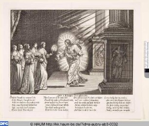 Christus erscheint den fünf klugen Jungfrauen