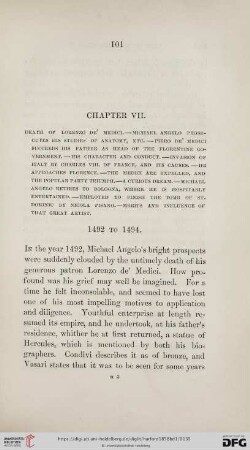 Chapter VII. 1492 to 1494