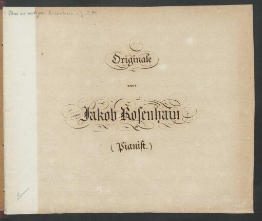 Allegro agitato. Auszüge; pf; d-Moll