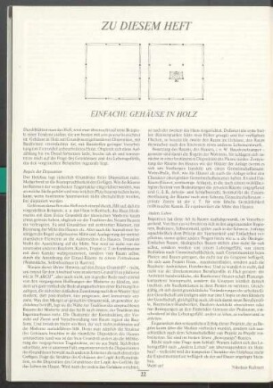 Zu diesem Heft: Einfache Gehäuse in Holz