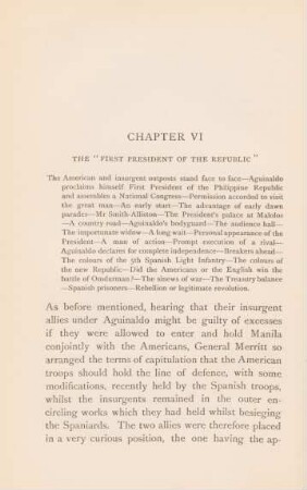 Chapter VI. The "First president of the republic"