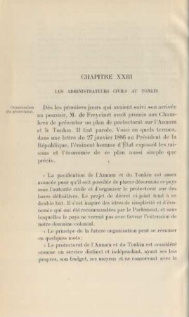 Chapitre XVIII. Les administrateurs civil au Tonkin