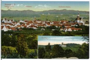 Kamenz. Blick auf Kamenz - Hutberg