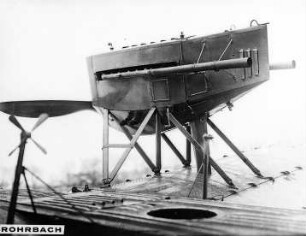 Rohrbach-Flugboot "Ro. III", Motorkabinen, Seitenansicht : Technikgeschichte | Maschinenbau | Verkehrswesen | Luftfahrzeuge | Flugzeuge