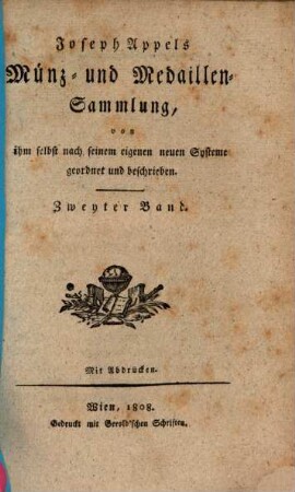 Joseph Appels Münz- und Medaillen-Sammlung, 2