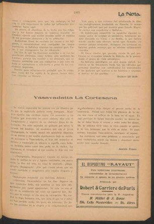 Vasavadatta la cortesana