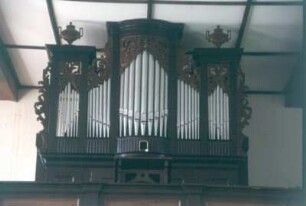 Orgel von Fa. Zuberbier (18. Jh.). Zerbst-Steckby, Dorfkirche St. Nicolai