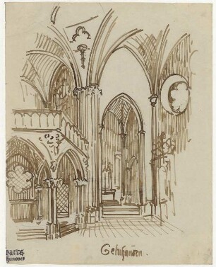 Marienkirche zu Gelnhausen, Inneres nach Südosten