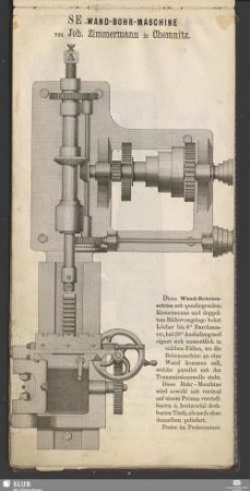 SE. Wand-Bohr-Maschine
