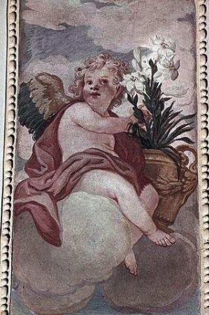 Engel mit Attributen Marias nach der Lauretanischen Litanei