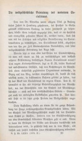 269-275 Die weltgeschichtliche Bedeutung des modernen Socialismus