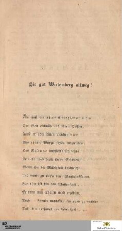 Hie gut Wirtemberg allweg!