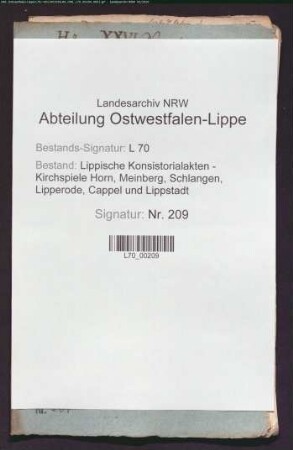 Bestätigung des reformierten Predigers zu Lippstadt
