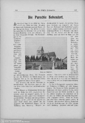 Die Parochie Hohendorf