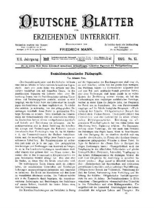 Sozialdemokratische Pädagogik