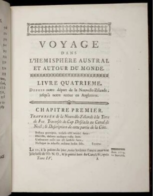 Voyage Dans L'Hemisphére Austral et Autour Du Monde. [Chapitre Premier. - Chapitre XI.]