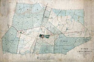 Karte von Grubenhagen ; nach den neuesten Veränderungen im Jahre 1851 entworfen