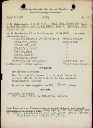 Wache, Paul