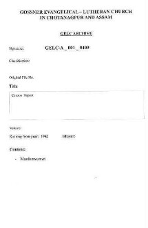 Census Report