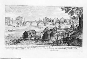 Vestigi delle antichità di Roma, Tivoli, Pozzuolo e altri luochi, Tafel 39: A Ponte Ianicolense, ...
