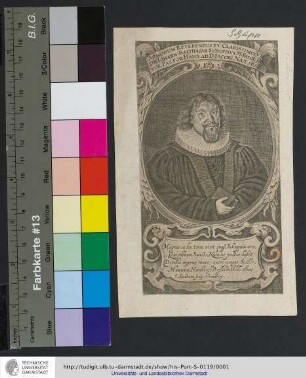 Admodum Reverendus Et Clarissimus Vir, Dn. Iohann-Balthasar Schuppius, SS. Theol. Doctor, Pastor Hamb. Ad D. Iacobi, Nat. 1610