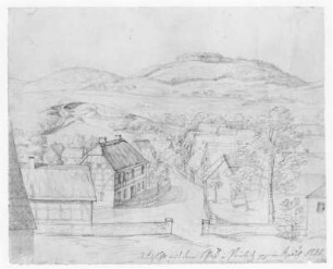 Prietitz : Rietschel, Ernst: Prietitz. April 1825. Bleistift auf hellelfenbeinfarbenem Velin; 16,7 x 20,7 cm. Privatbesitz, WVZ 175