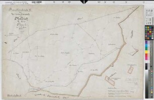 Mellrich (Anröchte), Zusammenlegung Mellerich, Bl. 1 Brouillonkarte II Flur 4