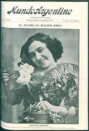 El teatro en Buenos Aires [Fotografía] : Consuelo Mayendía
