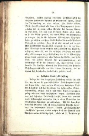 a. Holsteins Sonder-Verfassung.