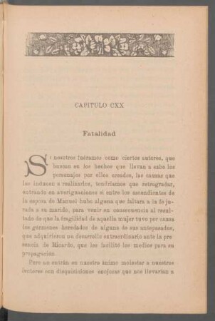 Capítulo CXX - Fatalidad