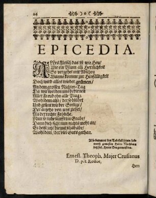 Epicedia.