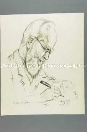 Bildnis des Schriftstellers George Bernard Shaw (3)