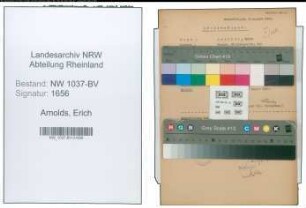 Entnazifizierung Erich Arnolds , geb. 01.11.1899 (Fraeser)