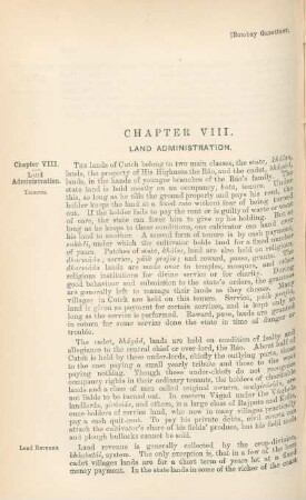 Chapter VIII. Land administration