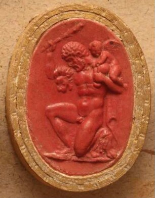 Herkules, von der Liebe überwältigt
