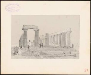 Tempel der Juno Lacinia, Agrigent (Girgenti): Ansicht